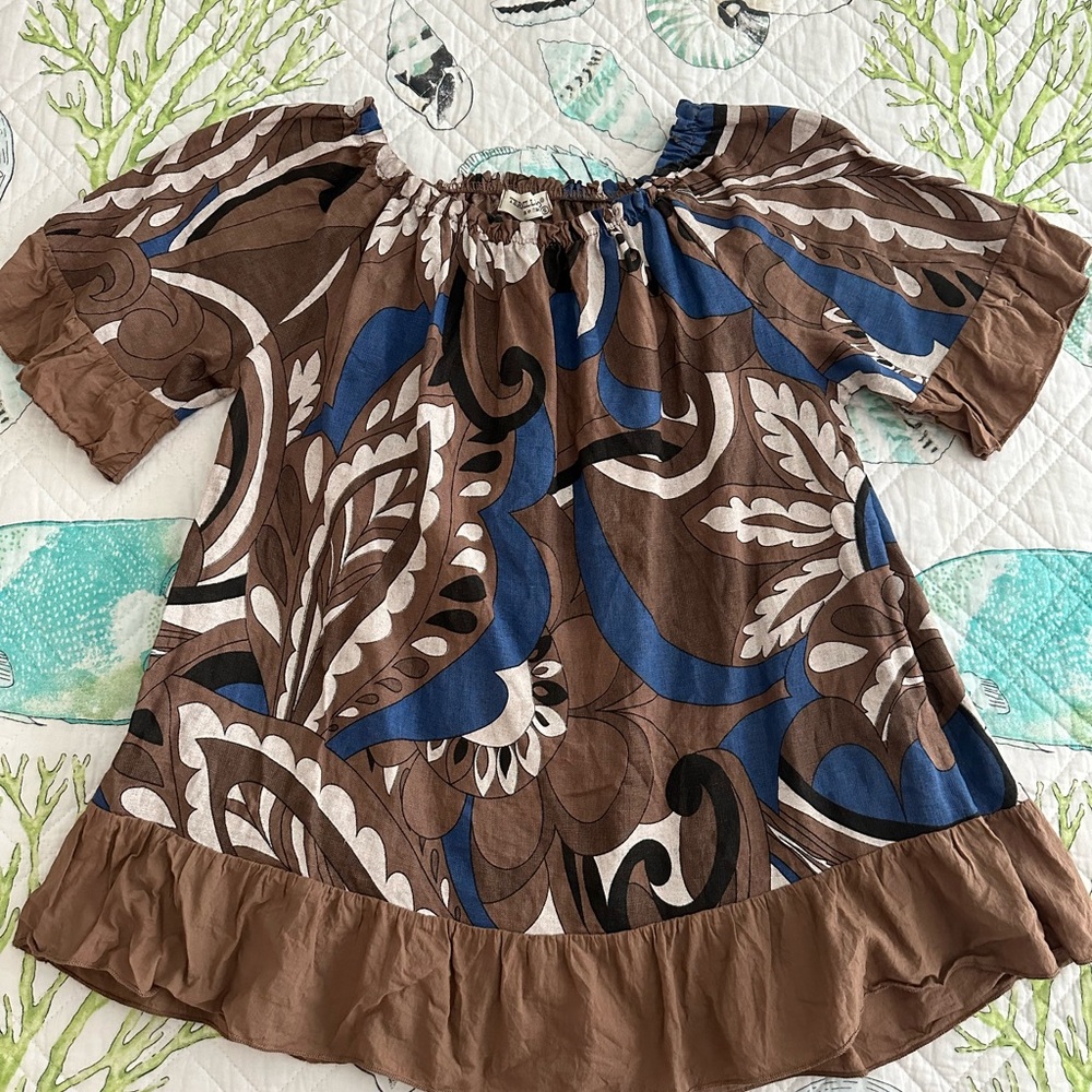 Terzo Millennio Women's Top 100% Linen